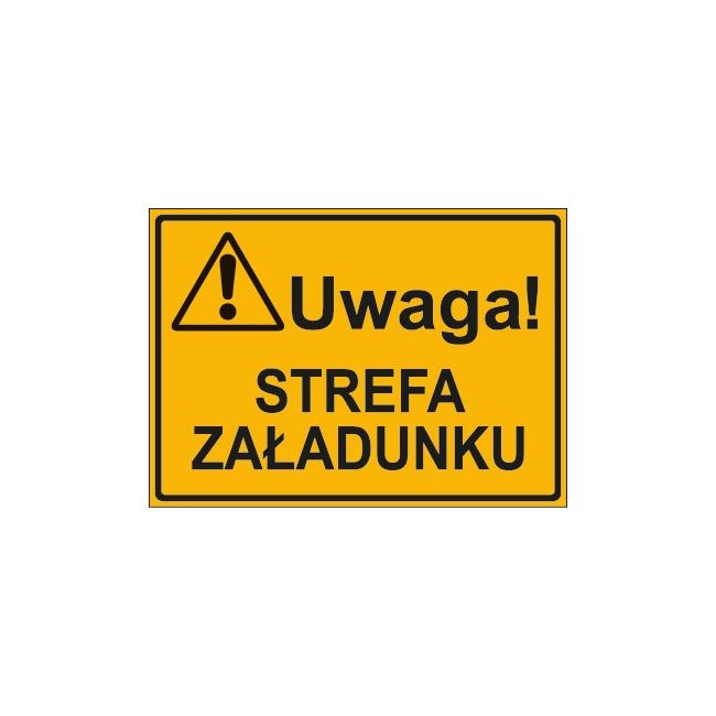 UWAGA! STREFA ZAŁADUNKU (319-80)