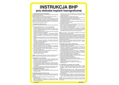 Instrukcja BHP przy obsłudze frytkownicy (422 XO-99)