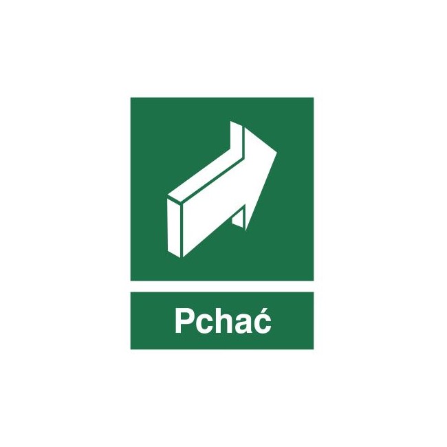 Znak pchać, aby otworzyć (817-01)