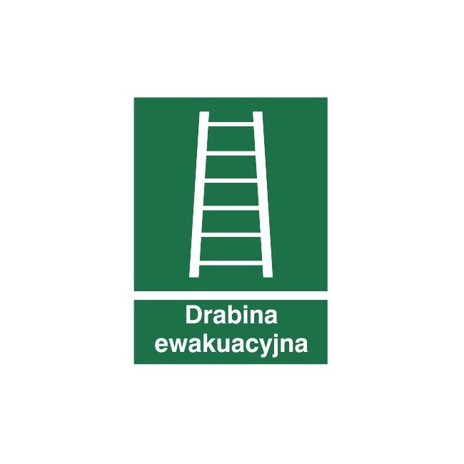 Znak drabina ewakuacyjna (118) Znak drabina ewakuacyjna (118)