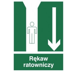 Znak rękaw ratowniczy (121)