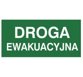 Znak droga ewakuacyjna (104-01)