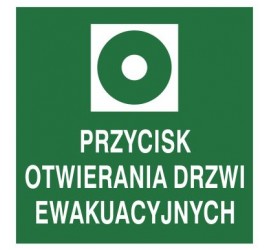 Znak przycisk otwierania drzwi ewakuacyjnych (104-03)