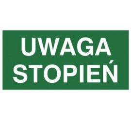 Znak uwaga stopień (152)