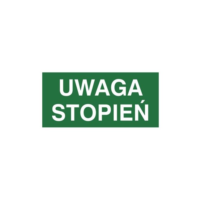 Znak uwaga stopień (152)