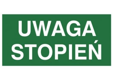 Znak uwaga stopień (152)