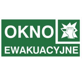 Znak okno ewakuacyjne (153)