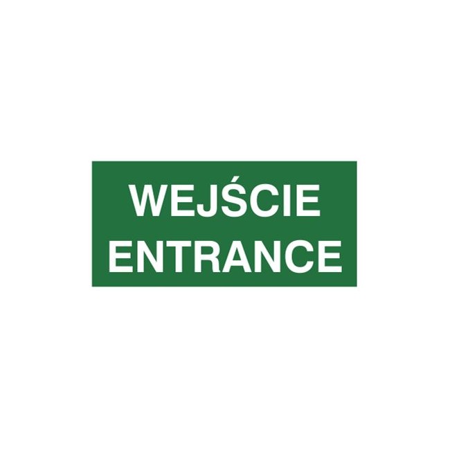 Znak wejście ENTRANCE (816-06)