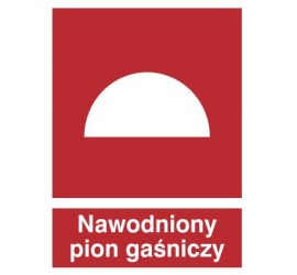 Znak nawodniony pion gaśniczy (218-01)