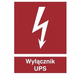 Znak wyłącznik UPS (219-05)