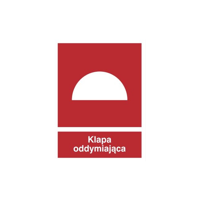 Znak klapa oddymiająca (226-02)