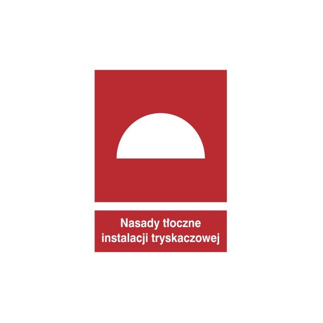 Znak nasady tłoczne instalacji tryskaczowej (228-01)