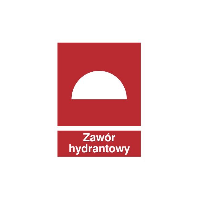 Znak zawór hydrantowy (229-02)