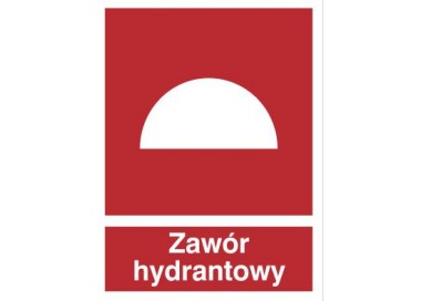 Znak zawór hydrantowy (229-02)