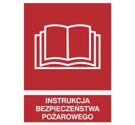 Znak instrukcja bezpieczeństwa pożarowego (229-05)