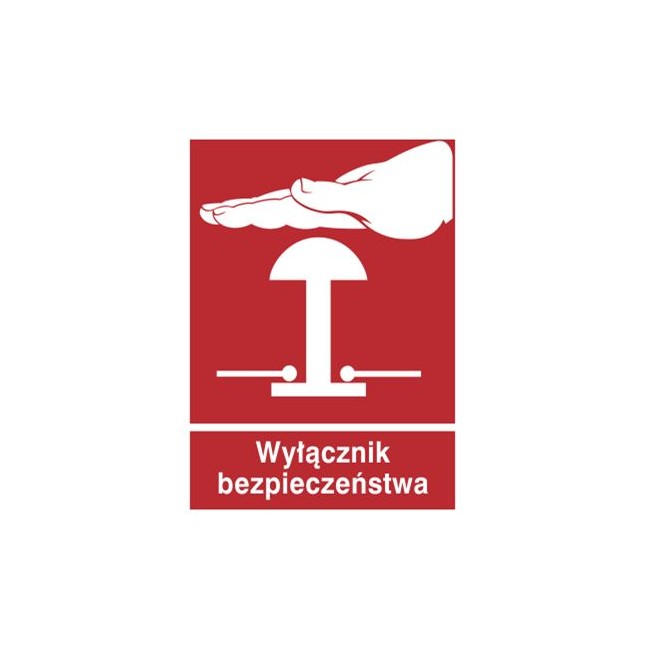 Znak wyłącznik bezpieczeństwa (854-05)