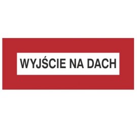 Znak wyjście na dach (231-05)