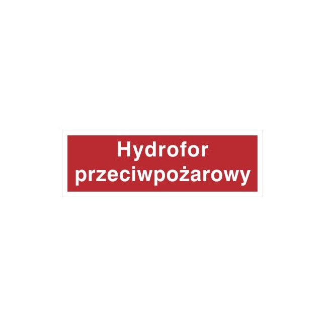 Znak hydrofor przeciwpożarowy (808-03)