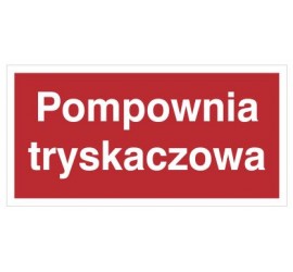 Znak pompownia tryskaczowa (808-05)