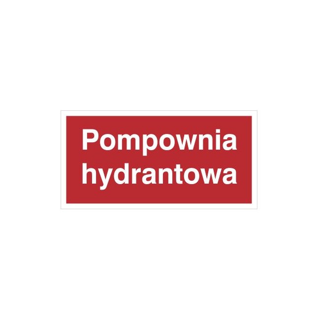 Znak pompownia hydrantowa (808-06)