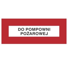 Znak do pompowni pożarowej (231-16)