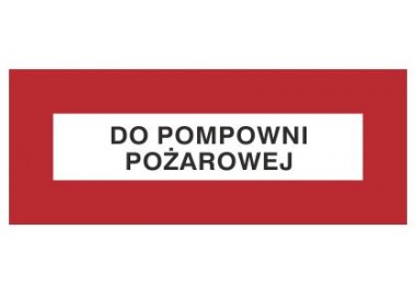 Znak do pompowni pożarowej (231-16)