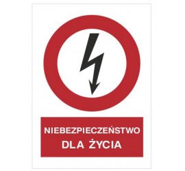 Znak niebezpieczeństwo dla życia (630-01)