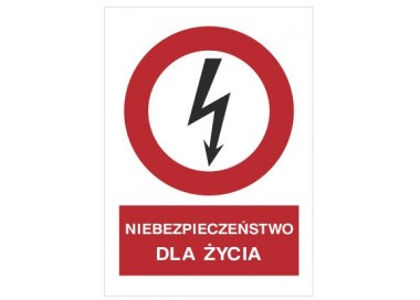 Znak niebezpieczeństwo dla życia (630-01)