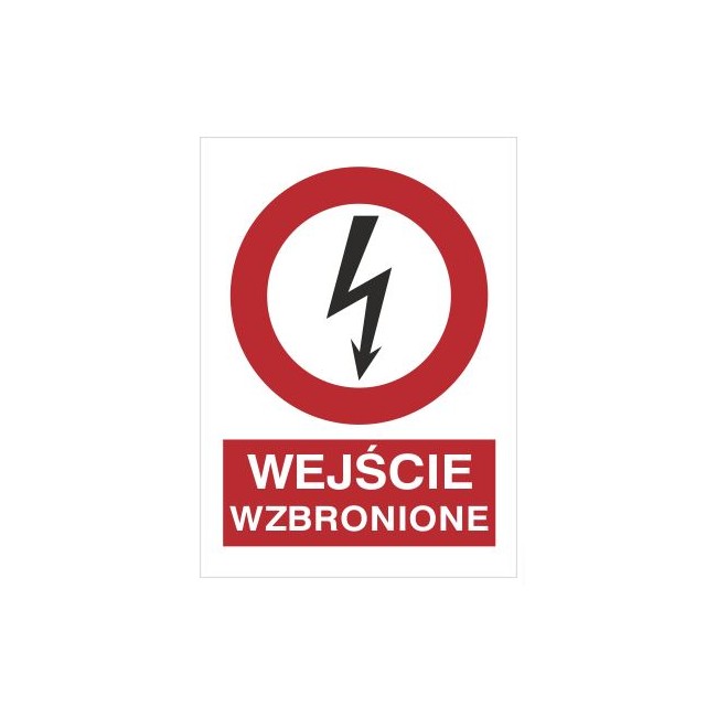 Znak wejście wzbronione (630-05)