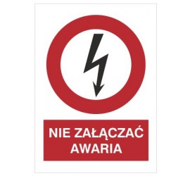 Znak nie załączać. Awaria (630-15)