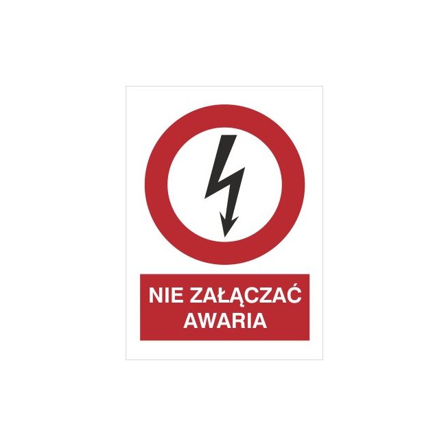 Znak nie załączać. Awaria (630-15)