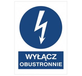 Znak wyłącz obustronnie (430-04)