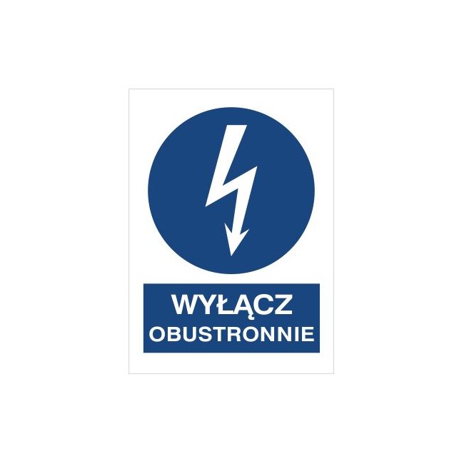 Znak wyłącz obustronnie (430-04)