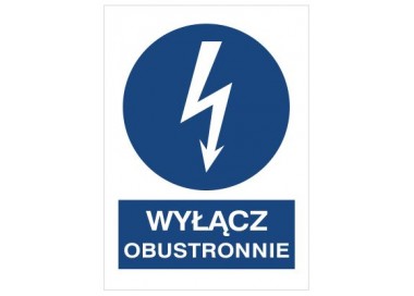 Znak wyłącz obustronnie (430-04)