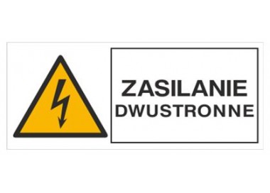 Znak zasilanie dwustronne (330-14)