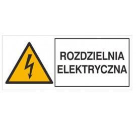 Znak rozdzielnia elektryczna (330-20)