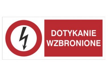 Znak dotykanie wzbronione (630-10)