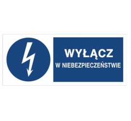 Znak wyłącz w...