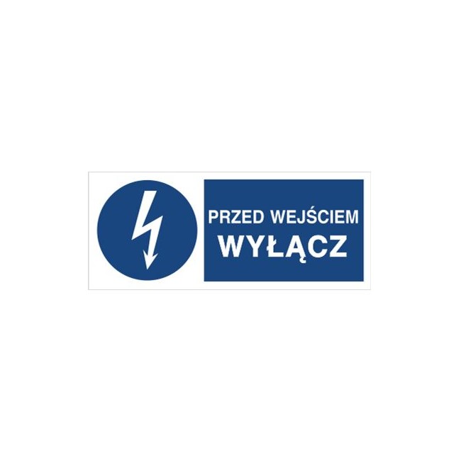 Znak przed wyjściem wyłącz (430-03)