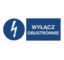 Znak wyłącz obustronnie (430-04)