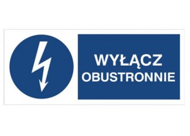 Znak wyłącz obustronnie (430-04)