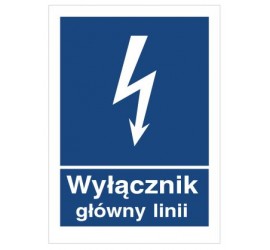 Znak wyłącznik główny linii (530-02)