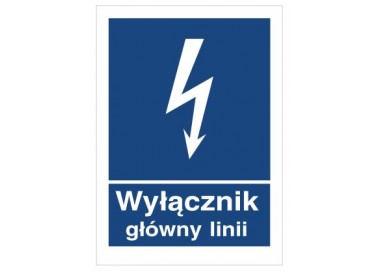 Znak wyłącznik główny linii (530-02)