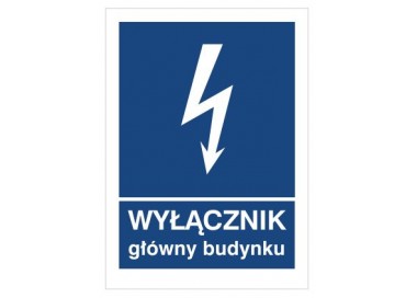 Znak wyłącznik główny budynku (530-04)