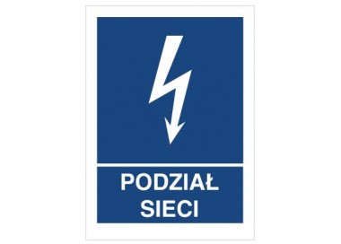 Znak podział sieci (530-11)