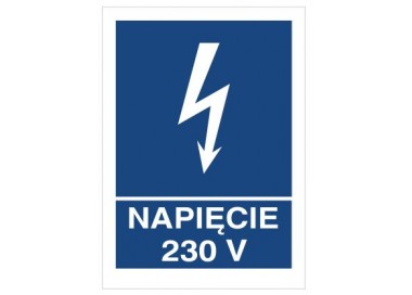 Znak napięcie 230V (530-14)