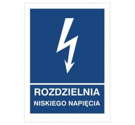 Znak rozdzielnia niskiego napięcia (530-17)