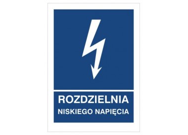 Znak rozdzielnia niskiego napięcia (530-17)