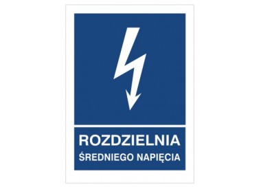 Znak rozdzielnia średniego napięcia (530-19)