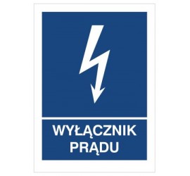 Znak wyłącznik prądu (530-32)